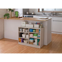 アイリスオーヤマ オープン本棚 スペースフィットラック 幅800×奥行290×高さ600mm オフホワイト S-SFR6080 カラーボックス 1台（直送品）