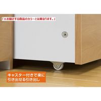 ファミリー･ライフ 木製引出し付きスノコベッド ブラウンSD　幅1250×長さ2130×高さ730mm　（直送品）