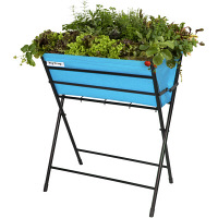 タカショー　ベジトラグ　ポピー　プランター　幅650mm　ペールブルー　（直送品）