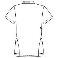 フォーク レディスジップスクラブ ネイビー×ネイビー M 7038SC-17-M 1枚　スクラブ（直送品）