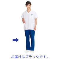 フォーク メンズストレートパンツ ブラック LL 5018SC-9 1枚　スクラブ