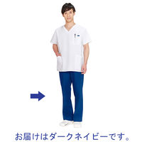 フォーク メンズストレートパンツ Dネイビー LL 5018SC-17 1枚　スクラブ