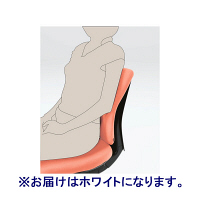 【設置込】イトーキ カシコチェア 肘なし 背付 双輪キャスター 座面回転 ホワイト KE340DLM-T1C8（直送品）