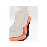 【設置込】イトーキ カシコチェア 肘なし 背付 双輪キャスター 座面回転 ピンク KE340DLM-T1M6（直送品）