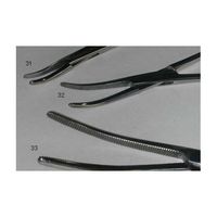 エスコ 130mm [曲]ロックピンセット EA595LA-31 1セット(5本:1本×5個)（直送品）