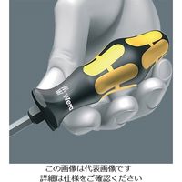 エスコ #2 x100mm [+]ドライバー(貫通柄・手元六角) EA560E-2 1セット(3本)（直送品）