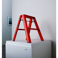 Hasegawa(長谷川工業) アルミ合金 踏み台 ルカーノ ツーステップ レッド 2段 56cm ML2.0-2(RD) 1台（直送品）