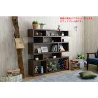 佐藤産業 ライクシェルフ（タイプTK） 幅1200×高さ1200mm ライトブラウン LK120-120TK_LBR 1台　（直送品）