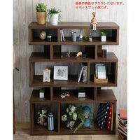 佐藤産業 ライクシェルフ（タイプTK） 幅900×高さ1200mm ライトブラウン LK120-90TK_LBR 1台　（直送品）