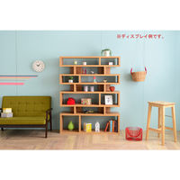 佐藤産業 ライクシェルフ（タイプTK） 幅1200×高さ1550mm ダークナチュラル LK155-120TK_DNA 1台　（直送品）