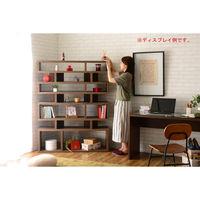 佐藤産業 ライクシェルフ（タイプTK） 幅1200×高さ1550mm ライトブラウン LK155-120TK_LBR 1台　（直送品）