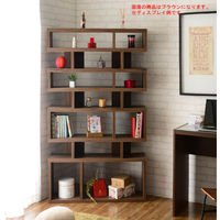 佐藤産業 ライクシェルフ（タイプTK） 幅900×高さ1550mm ライトブラウン LK155-90TK_LBR 1台　（直送品）