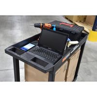 エスコ 895x457x870mm ツールワゴン(樹脂製) EA956AH-12 1台（直送品）