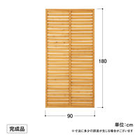 タカショー エコランド ルーバーラティス 900X1800mm EWL-918 1セット＜3枚入＞　（直送品）