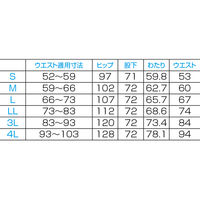 フォーク レディスストレートパンツ ダークネイビー LL 6013SC-17-LL 1枚　スクラブ