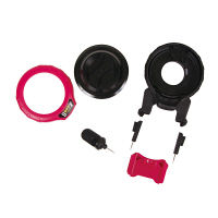 シンワ測定　ハンディ　白糸巻2　自動巻　パープリッシュレッド　77446　1セット（6個）　（直送品）