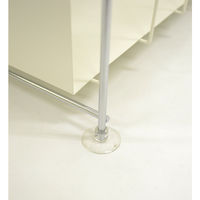 ビーワーススタイル 洗面下ラック2段 幅220×奥行340×高さ377mm ホワイト YA-810010 1台　（直送品）