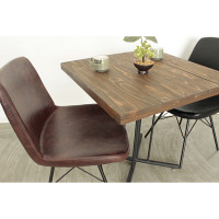 【軒先渡し】KT-88 チェア 54076840 ブラウン 1脚　東馬　（直送品）