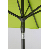 タカショー プッシュアップパラソル250 GSTY-P09G グリーン 1本　（直送品）