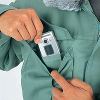 自重堂　制服百科　エコ防寒ブルゾン（フード付）　ネービー　５Ｌ　48270（直送品）