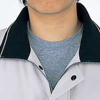 自重堂　制服百科　防寒ブルゾン　ネービー　ＬＬ　48330（直送品）