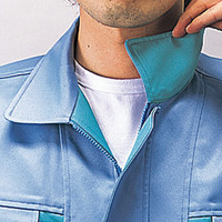 自重堂　制服百科　低発塵製品制電ブルゾン　スプレーグリーン　ＬＬ　840（直送品）