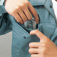 自重堂　制服百科　エコブルゾン　アースグリーン　Ｌ　42100（直送品）