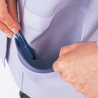 自重堂　制服百科　エコ製品制電スモック　ピンク　ＬＬ　42805（直送品）