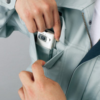 自重堂　制服百科　まるごとストレッチブルゾン　アースグリーン　ＬＬ　80900（直送品）