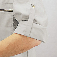 自重堂　制服百科　長袖シャツ　ストーングレー　ＥＬ　201（直送品）