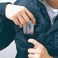 自重堂　制服百科　防寒ブルゾン（フード付）　ブラック　Ｌ　48080（直送品）