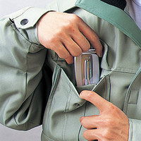 自重堂　制服百科　エコ防寒ブルゾン（フード付）　ミストグリーン　ＬＬ　48140（直送品）