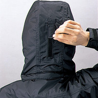 自重堂　制服百科　防水防寒ブルゾン（フード付）　チャコールグレー　４Ｌ　48160（直送品）