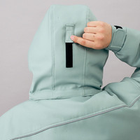 自重堂　制服百科　エコ製品制電防寒ブルゾン（フード付）　スモークグリーン　Ｍ　48410（直送品）