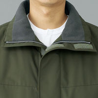 自重堂　制服百科　防水防寒ブルゾン（フード付）　アーミーグリーン　５Ｌ　48430（直送品）