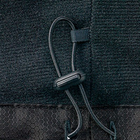 自重堂　制服百科　ショートコート（フード付）　ブラック　Ｌ　58133（直送品）