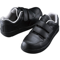 自重堂 制服百科 セーフティースニーカー ブラック 24.5cm S2072R（直送品）
