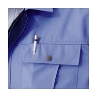 ミドリ安全 作業服 男女共用 春夏 半袖 ブルゾン GS561 6L シルバーグレー 3120120010 1点（直送品）