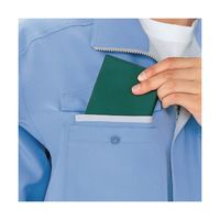 ミドリ安全 作業服 春夏 半袖 ブルゾン 帯電防止 RCS461 4L シルバーグレー 3120157408 1点（直送品）