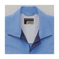 ミドリ安全 作業服 春夏 半袖 ブルゾン 帯電防止 GS481 M シルバーグレー 3121193604 1点（直送品）