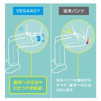 ミドリ安全 作業服 春夏 カーゴパンツ 帯電防止 VES441C下 5L シルバーグレー 3122153009 1点（直送品）