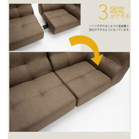 セルタン　ソファChoice（ソファチョイス）　シングル　ファブリックレッド　1人掛 レッド 1台　（直送品）