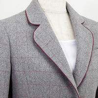 アイトス Pieds ジャケット グレー 11号 HCJ1020-090 1着（直送品）