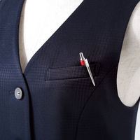 アイトス Pieds ベスト ネイビー 15号 HCV1510-011 1着（直送品）