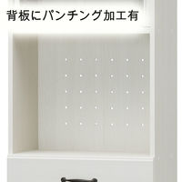 白井産業 チェローネ ホワイトオーク柄のカップボード 高さ1795mm CEN-1855DGH 1台（直送品）