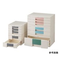 アズワン トレイBOX(鍵付) A4用グレー 290×360×205mm 404H 1個 0-5347-11（直送品）