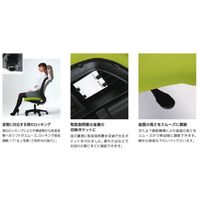 【設置込】イトーキ　コルトチェア　ホワイト　肘なし　背：ブラックメッシュ　座：ネイビーブルー　1脚（直送品）