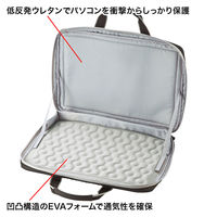 サンワサプライ 衝撃吸収PCケース(13.3型ワイド) BAG-P21BK2 1個（直送品）