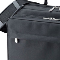 サンワサプライ　PCキャリングバッグ　ブラック　15.6インチワイドまで/フルオープンタイプ　BAG-U54BK2（直送品）