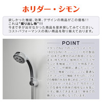 ホリダー・シモン　シャワーヘッドとホースのセット 5段切替 （節水 マッサージ　掃除 リフレッシュ ボッシーニ）GA-FH005　（直送品）